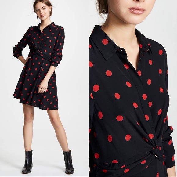 Ganni Dresses & Skirts - NWT Ganni‎ Barra Dress Polka Dots 42